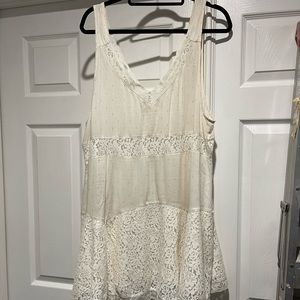 Free People Ivory Slip Large